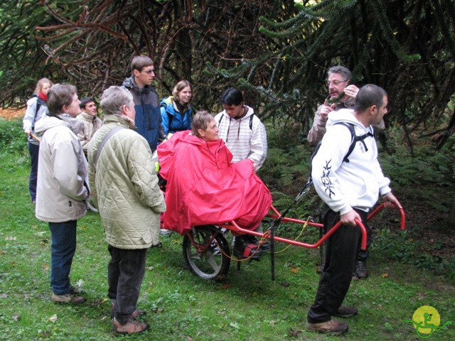 randonnée sportive avec joëlettes, Tervuren, 2012